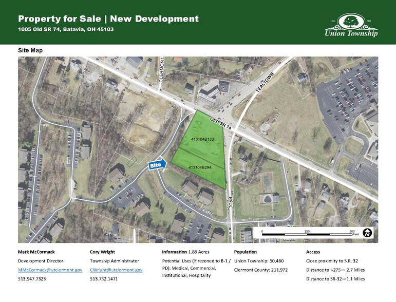 1005 Old State Route 74, Batavia, OH à vendre - Aérien – Image 2 sur 5