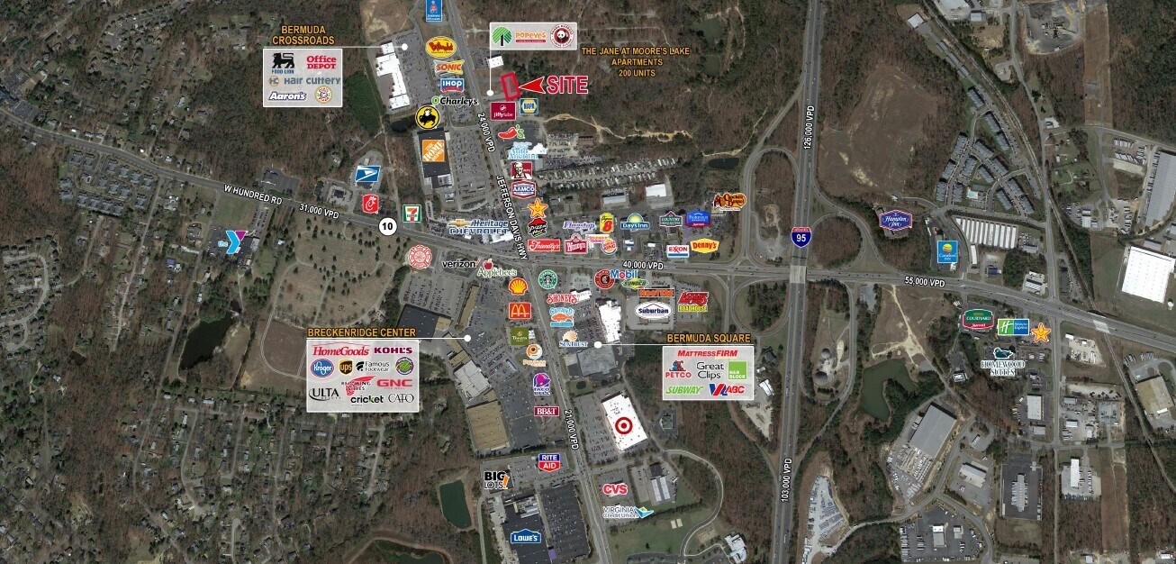 12141 Jefferson Davis Hwy, Chester, VA à vendre Photo de l’immeuble– Image 1 sur 4