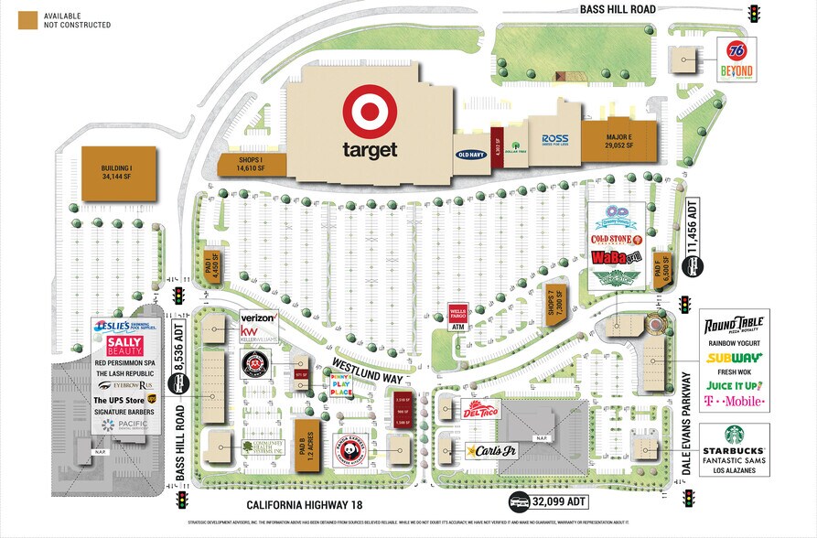 18355 US Highway 18, Apple Valley, CA à louer - Plan de site – Image 2 sur 3