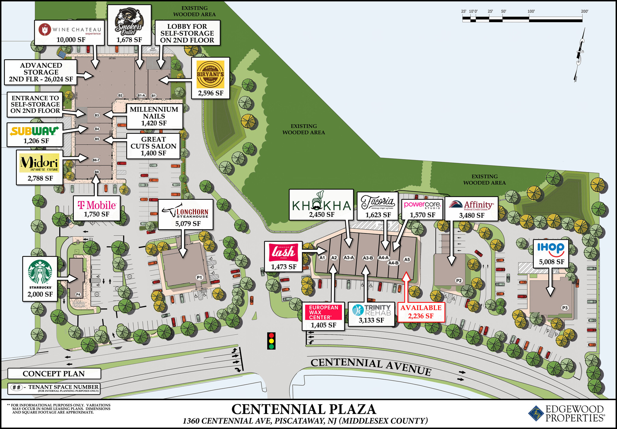 1370-1396 Centennial Ave, Piscataway, NJ à louer Plan de site– Image 1 sur 1