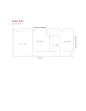 25200 Telegraph Rd, Southfield, MI à vendre Plan d’étage– Image 1 sur 2