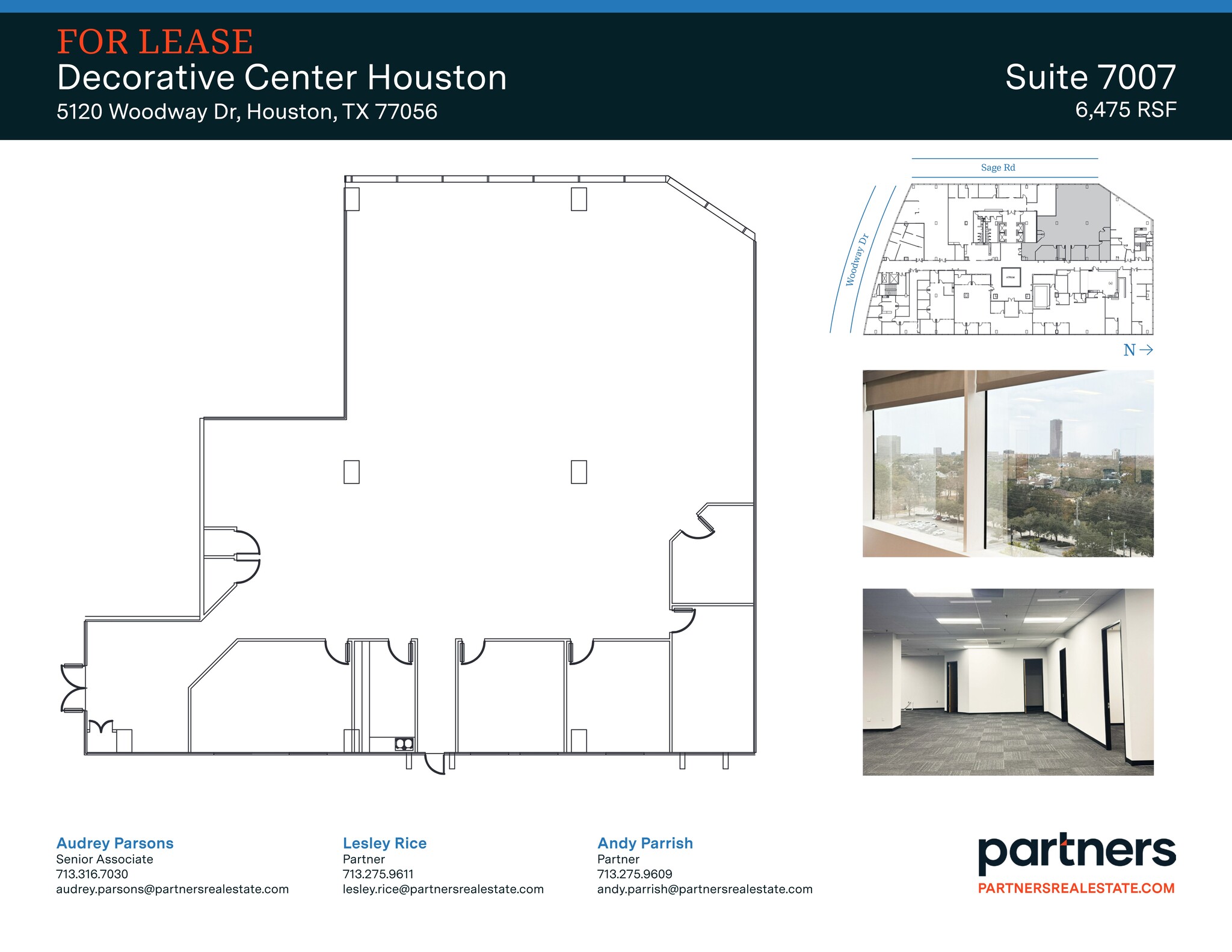 5120 Woodway Dr, Houston, TX à louer Plan de site– Image 1 sur 1