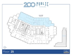 200 Public Sq, Cleveland, OH à louer Plan d’étage– Image 1 sur 1