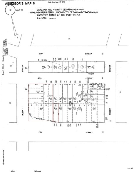 1740 7th St. Wood, Oakland, CA à vendre - Plan cadastral – Image 3 sur 7