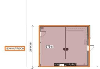 1200-1299 Harrison St, Oakland, CA à louer Plan d’étage– Image 1 sur 1