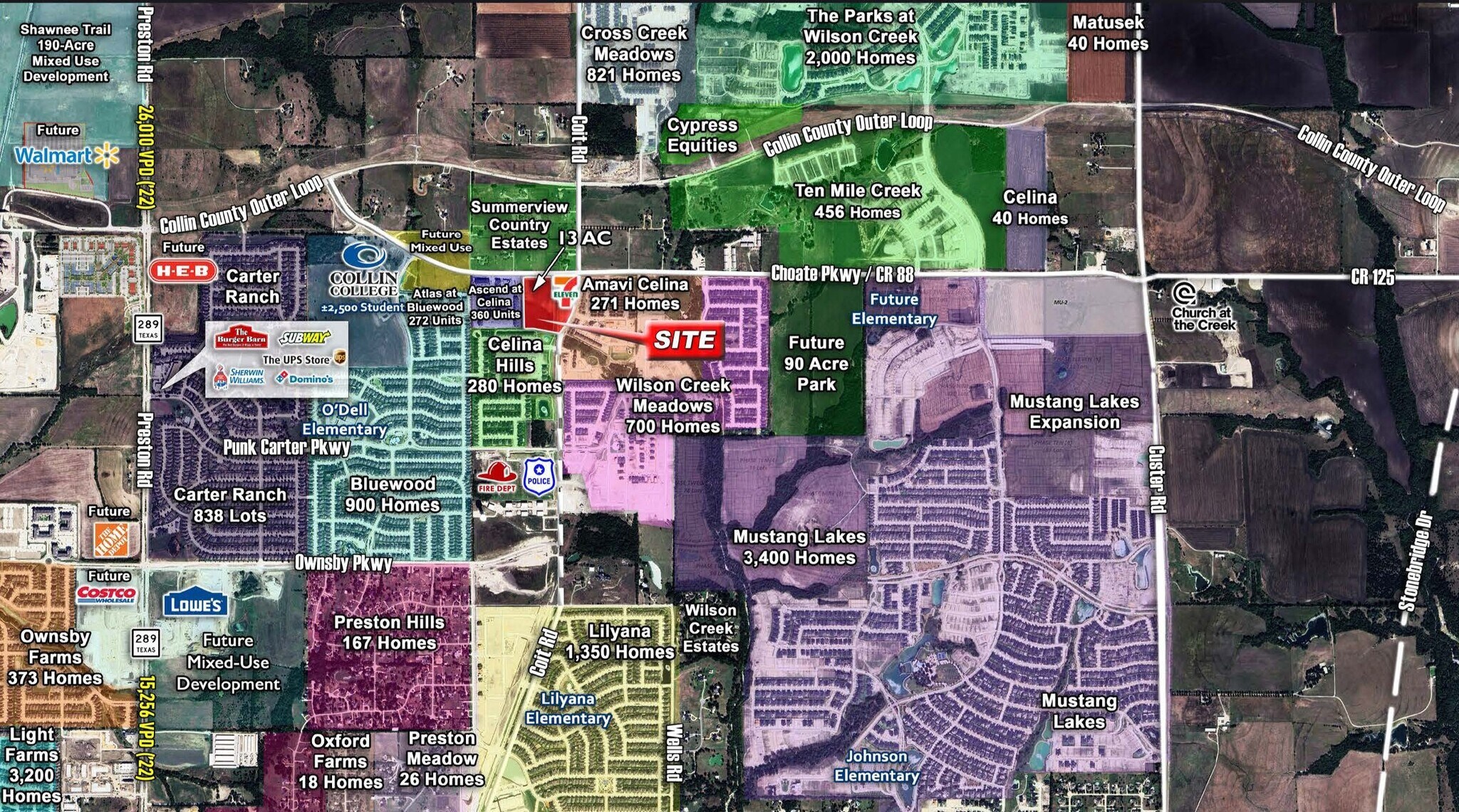 SWC of Coit and Choate Pkwy rd, Celina, TX à vendre Photo principale– Image 1 sur 2