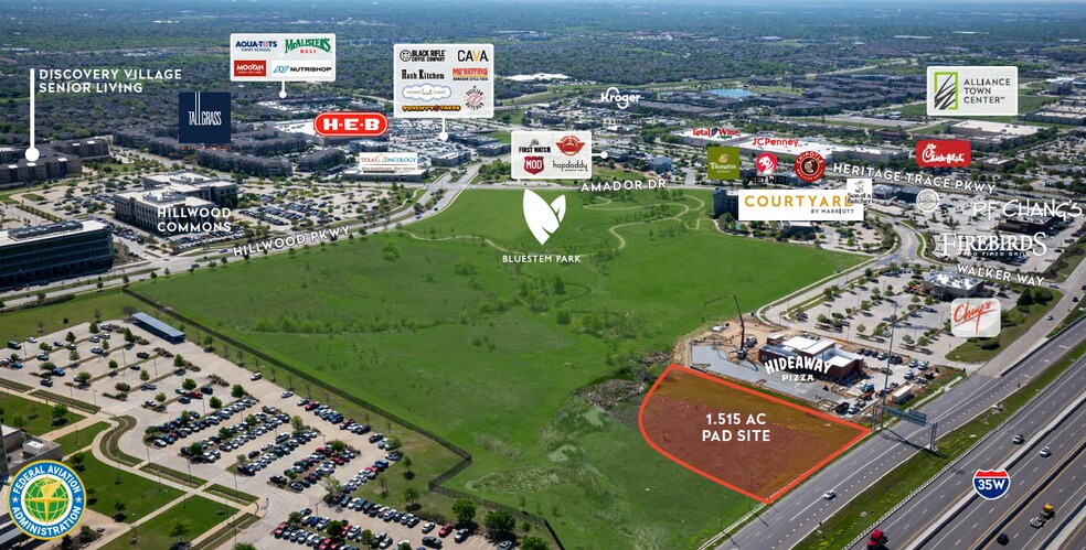 Alliance Town Center North I-35W Pad Site, Fort Worth, TX à louer - Photo principale – Image 1 sur 1