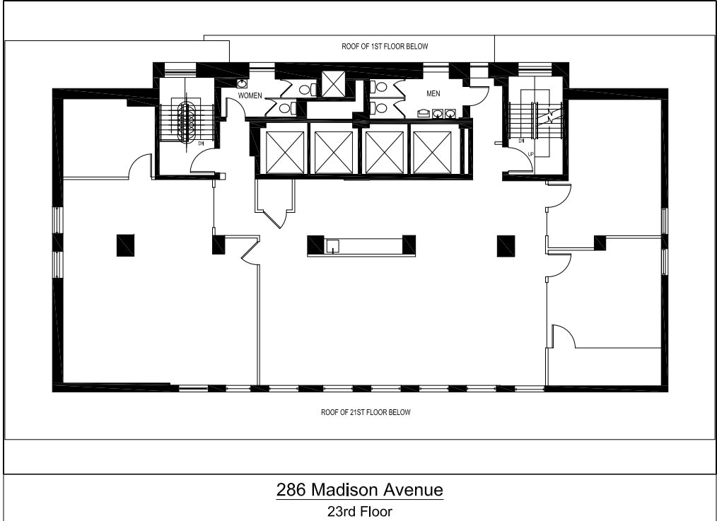 286 Madison Ave, New York, NY à louer Plan d’étage– Image 1 sur 1