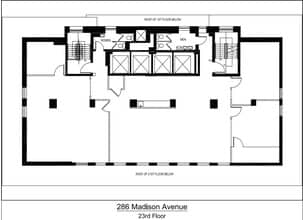 286 Madison Ave, New York, NY à louer Plan d’étage– Image 1 sur 1