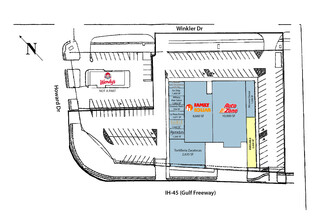 7920-8404 Howard Dr, Houston, TX à louer Plan de site– Image 1 sur 1