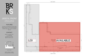 1813-1853 N Howard St, Philadelphia, PA à louer Plan de site– Image 1 sur 2