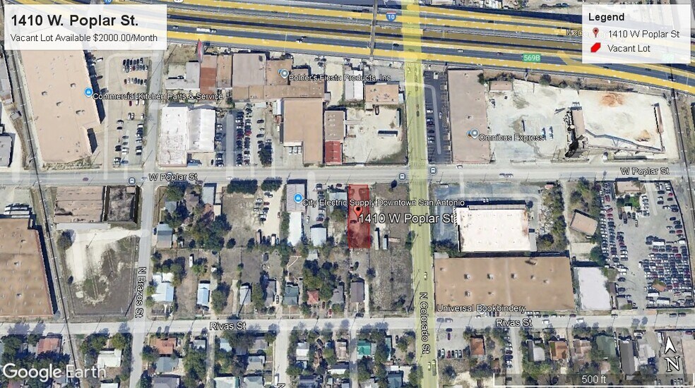1410 Poplar st, San Antonio, TX à louer - Photo principale – Image 2 sur 4