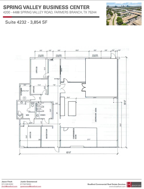 4440-4460 Spring Valley Rd, Dallas, TX à louer Plan d’étage– Image 1 sur 1