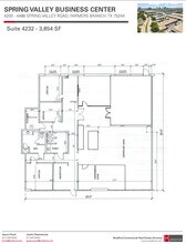 4440-4460 Spring Valley Rd, Dallas, TX à louer Plan d’étage– Image 1 sur 1