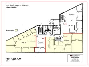 2015 State Route 27, Edison, NJ à louer Plan d’étage– Image 1 sur 1