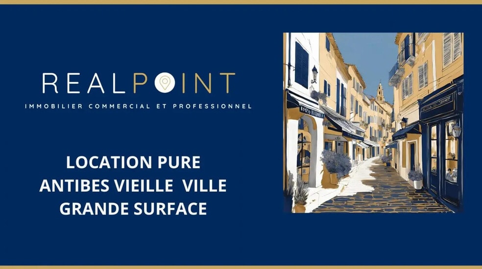 Local commercial dans Antibes à louer - Photo de l’immeuble – Image 1 sur 1