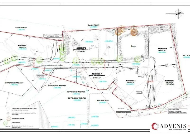 Terrain dans Ambarès-et-Lagrave à vendre - Plan de site – Image 3 sur 6