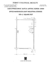 1530 Cypress Dr, Jupiter, FL à louer Plan de site– Image 1 sur 18