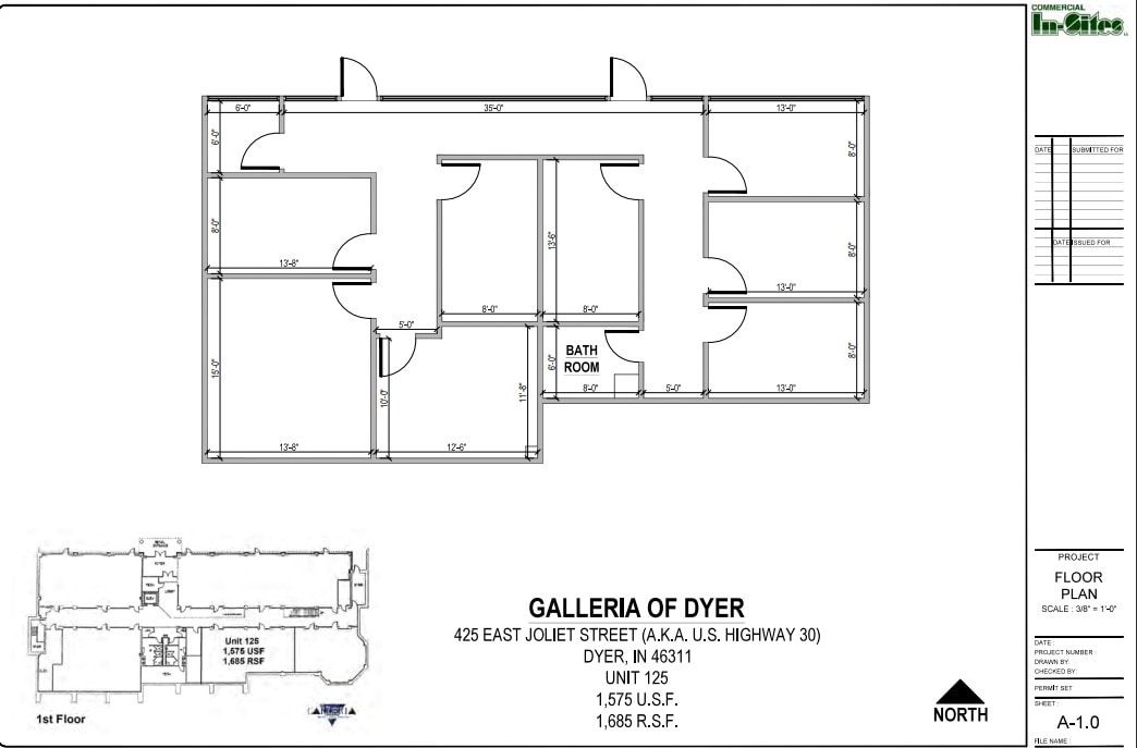425 Joliet St, Dyer, IN 46311 - Lot 125 -  - Plan d’étage - Image 1 of 5