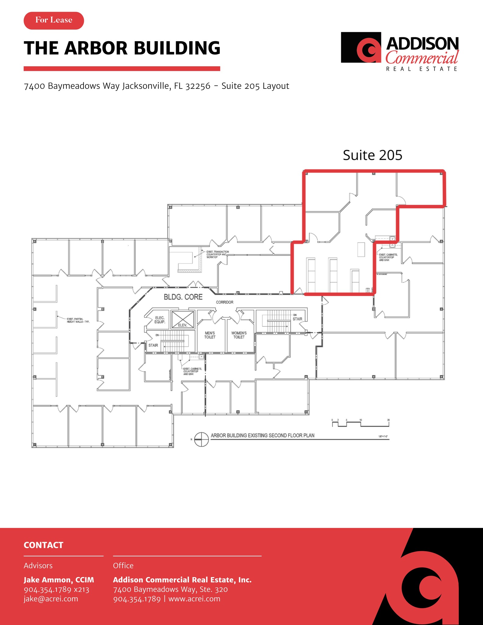 7400 Baymeadows Way, Jacksonville, FL à louer Plan de site– Image 1 sur 1