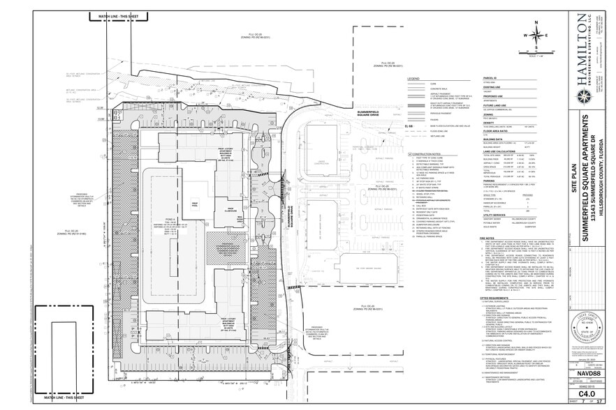 13161 Summerfield Square Dr, Riverview, FL à vendre - Plan de site – Image 2 sur 2