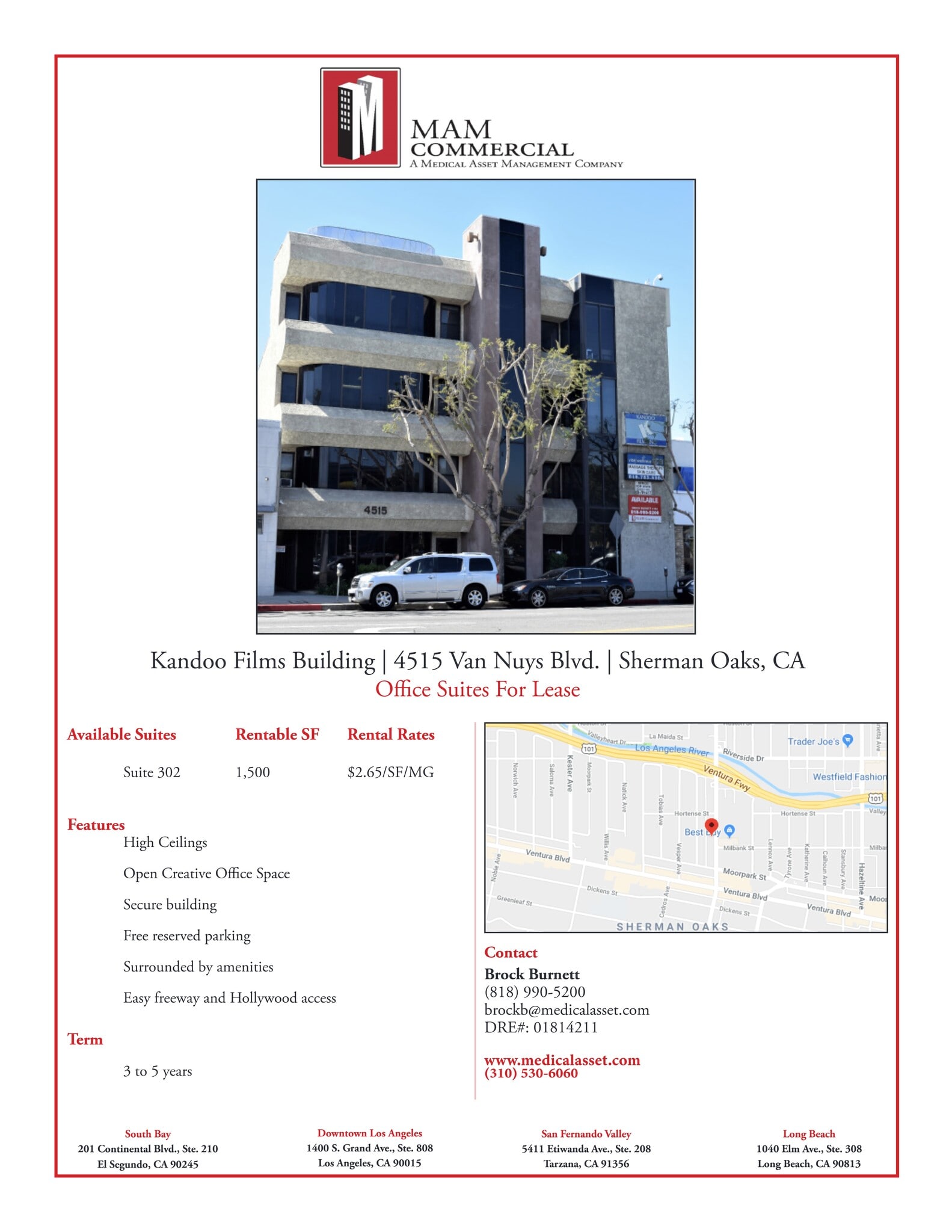 4515 Van Nuys Blvd, Sherman Oaks, CA à louer Plan de site– Image 1 sur 1