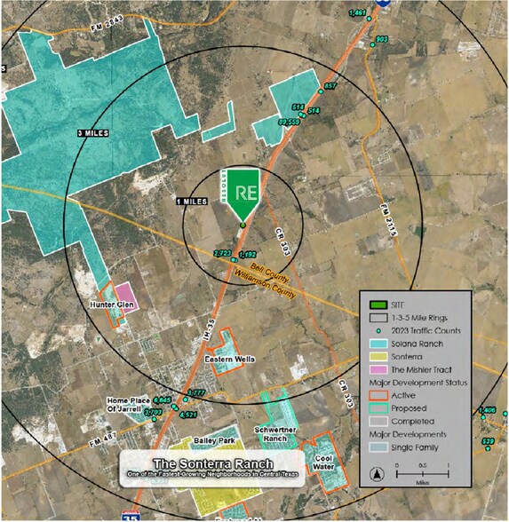 22612 S IH 35 Service Rd, Jarrell, TX à louer - Photo de l’immeuble – Image 3 sur 9