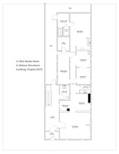 11 W Market St, Leesburg, VA à louer Plan d’étage– Image 1 sur 3