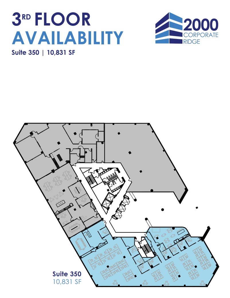 2000 Corporate Ridge Rd, McLean, VA à louer Plan d’étage– Image 1 sur 1