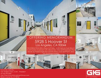 Plus de détails pour 5928 S Hoover St, Los Angeles, CA - Logement à vendre