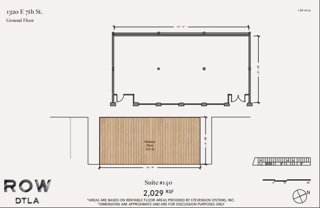 777 S Alameda St, Los Angeles, CA à louer Plan d’étage– Image 1 sur 1