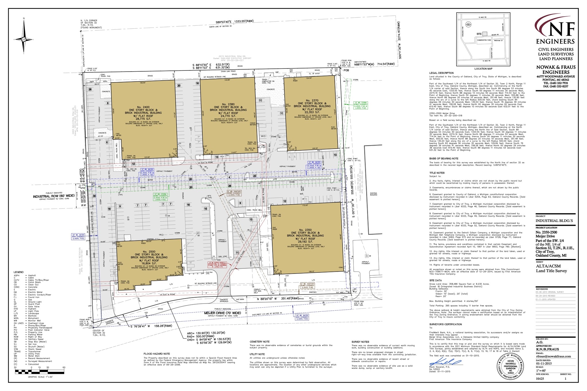 2370 Meijer Dr, Troy, MI à louer Plan de site– Image 1 sur 1