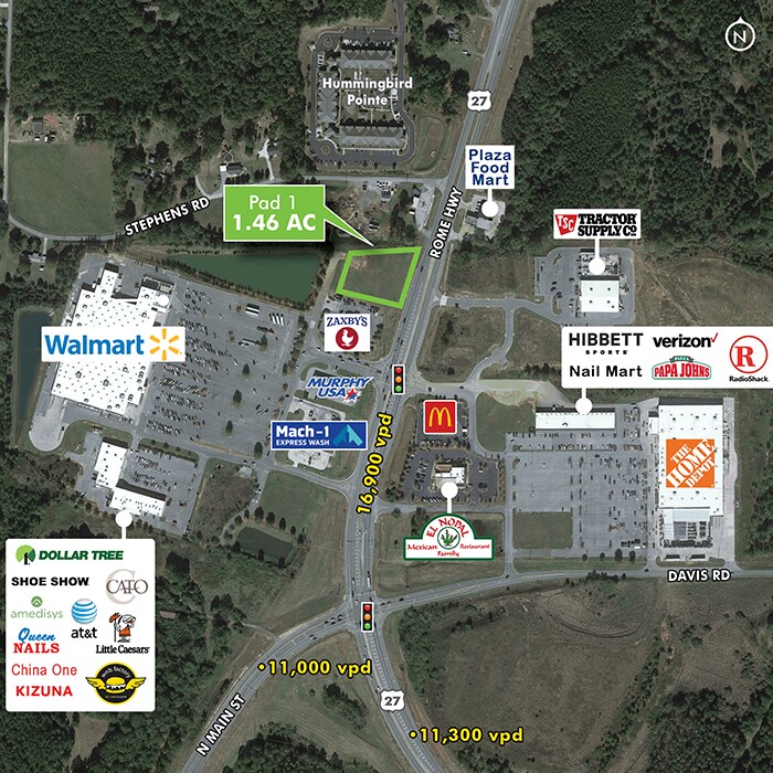 1585 Rome Hwy, Cedartown, GA à vendre Photo de l’immeuble– Image 1 sur 2