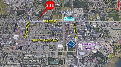 2270 Drew St, Clearwater, FL - Vue aérienne vue de carte