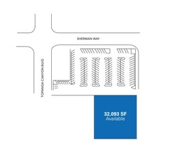 21910 Sherman Way, Canoga Park, CA à louer Plan d’étage– Image 1 sur 1