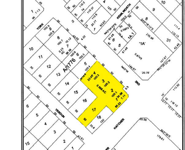 4627 4627 S 2nd & Elsie Faye Heggins Ave, Dallas, TX à louer - Plan cadastral – Image 2 sur 2