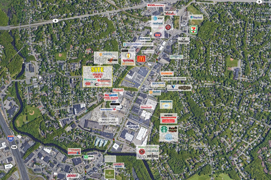 141-165 Needham St, Newton, MA à louer - Aérien – Image 2 sur 4