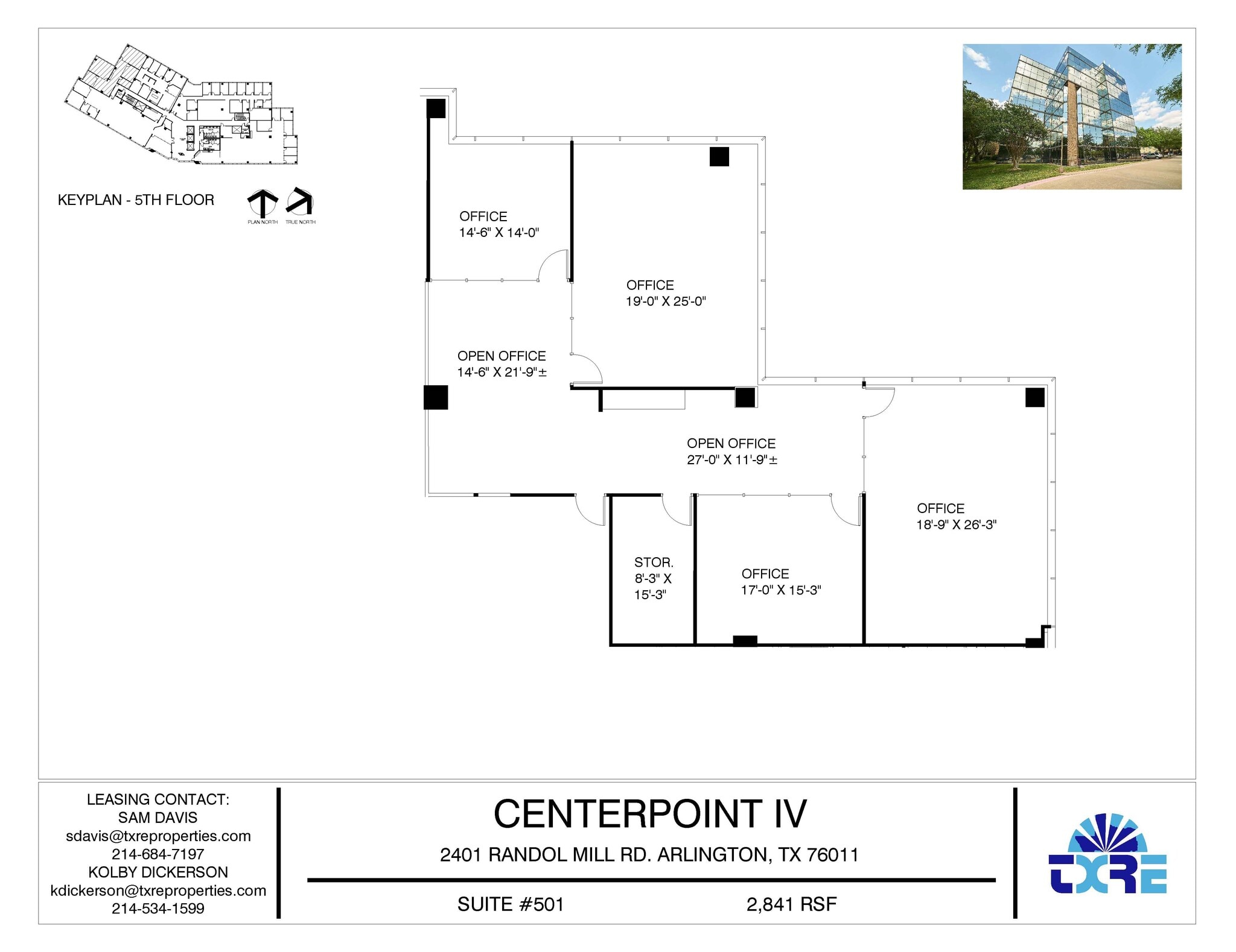 2401 E Randol Mill Rd, Arlington, TX à louer Plan d’étage– Image 1 sur 1