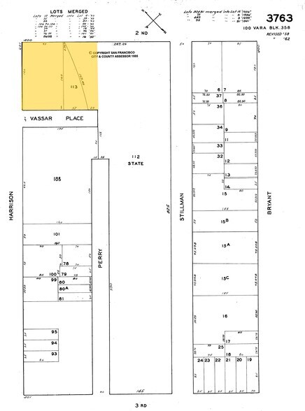 400 2nd St, San Francisco, CA à louer - Plan cadastral – Image 2 sur 2
