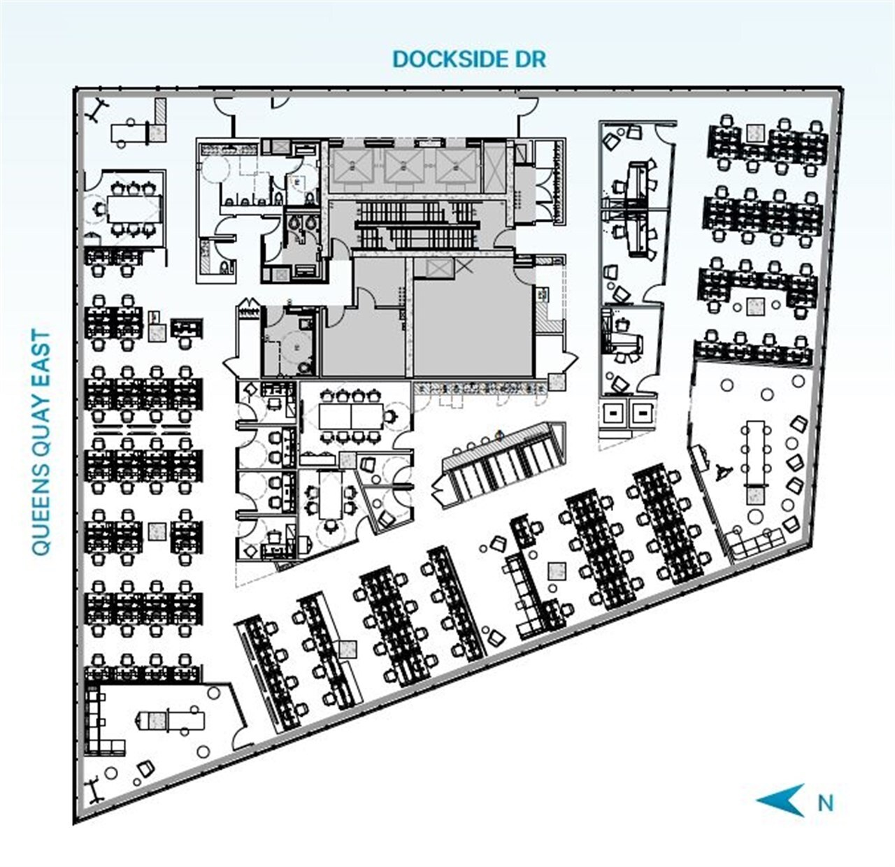 125 Queens Quay E, Toronto, ON à louer Plan d’étage– Image 1 sur 1