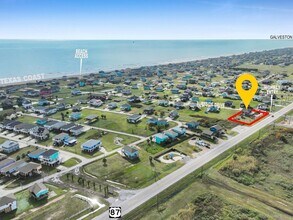 970 Surfside, Crystal Beach, TX - Vue aérienne vue de carte - Image1