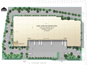 3525 E Airport Dr, Ontario, CA à louer Plan d’étage– Image 1 sur 1