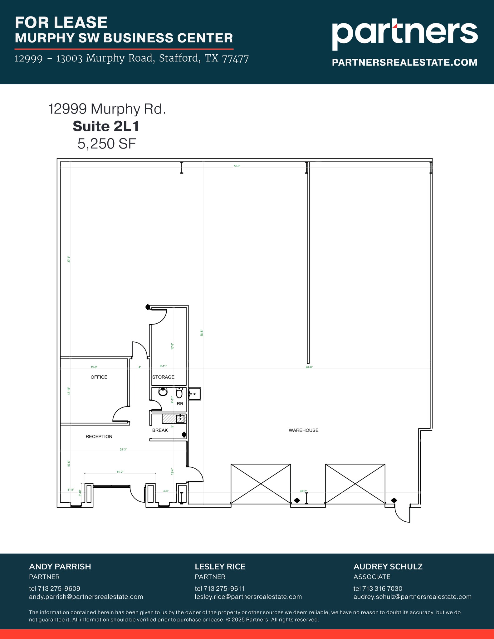 12999-13003 Murphy Rd, Stafford, TX à louer Plan de site– Image 1 sur 1