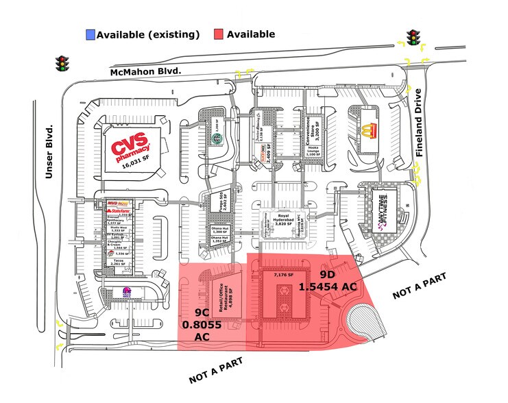 Unser Blvd NW & McMahon Blvd NW, Albuquerque, NM à louer - Plan de site – Image 2 sur 4