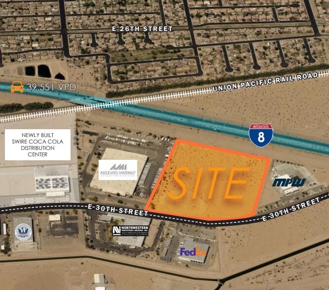 7800 E 30th St, Yuma, AZ à louer - Aérien – Image 2 sur 6