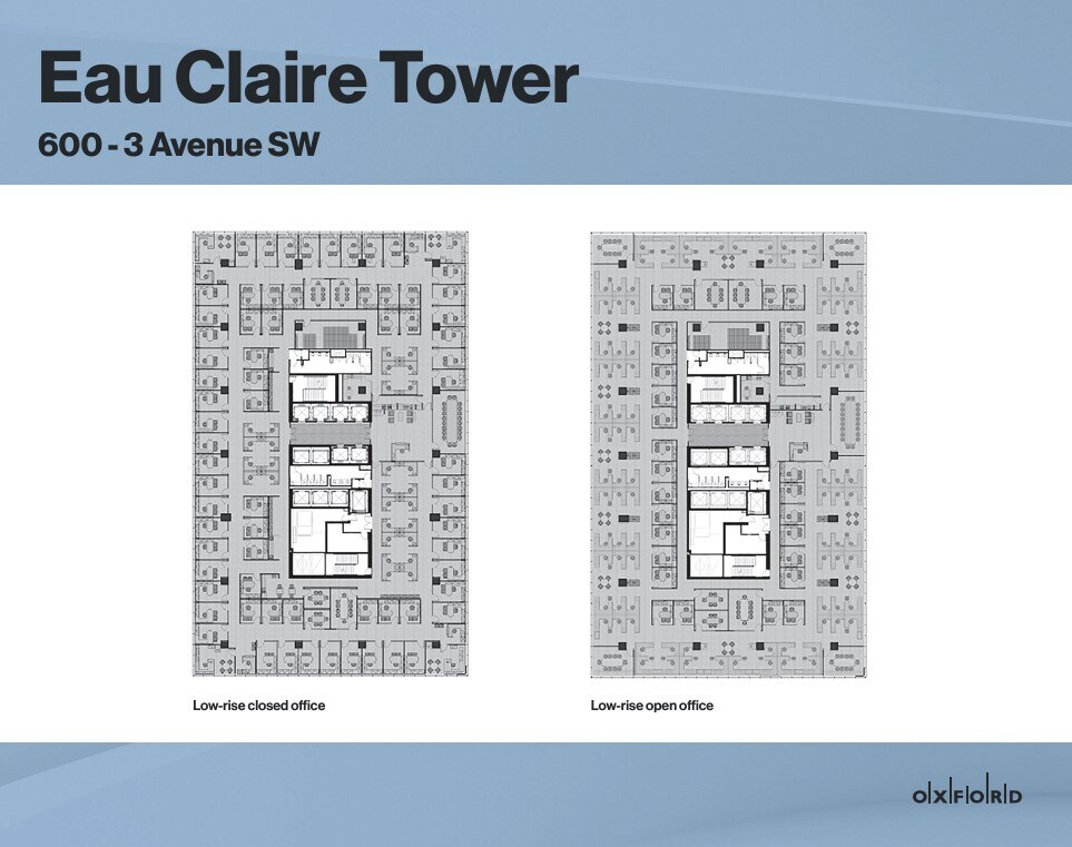 600 3rd Ave SW, Calgary, AB à louer Plan d’étage– Image 1 sur 2