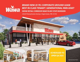 Plus de détails pour Wawa, Hagerstown, MD - Local commercial à vendre