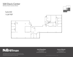 500 Davis St, Evanston, IL à louer Plan d’étage– Image 1 sur 1