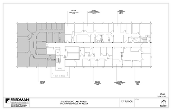 21 E Long Lake Rd, Bloomfield Hills, MI à louer Plan d’étage– Image 2 sur 2