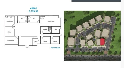 43402 Business Park Dr, Temecula, CA à vendre Plan d’étage– Image 2 sur 2